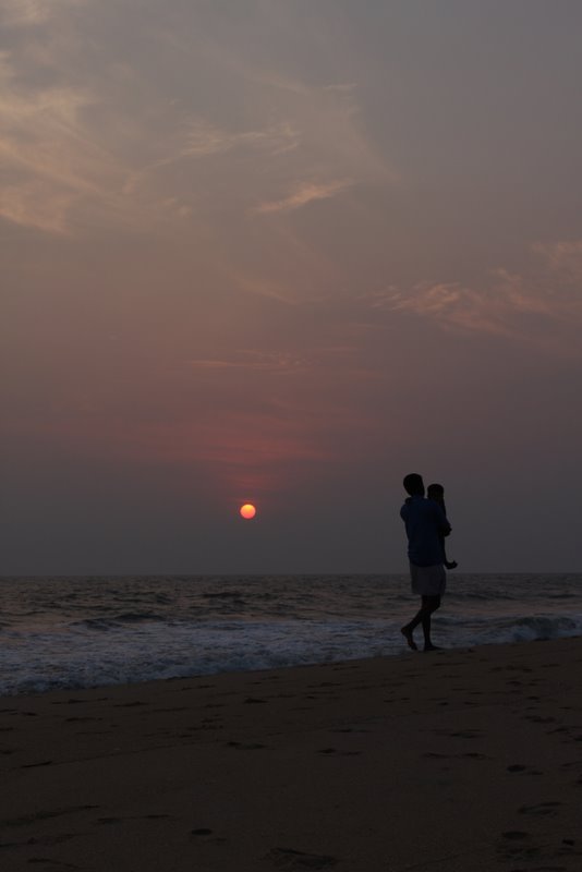 India 2010 - Kerala - Kannur - Costa Malabari - Sunset